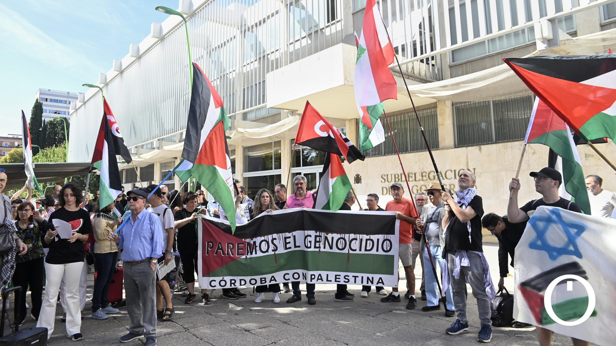 Manifestación por Palestina en la Subdelegación de Gobierno