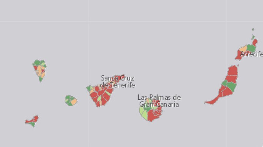 Pleno de caídas: Las Palmas de Gran Canaria, Santa Cruz de Tenerife, La Laguna y Arrecife, entre las ciudades del país que más retroceden en los contagios de COVID