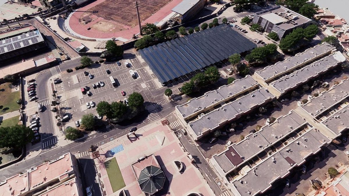 Aparcamiento en San Fernando de Maspalomas (Gran Canaria).