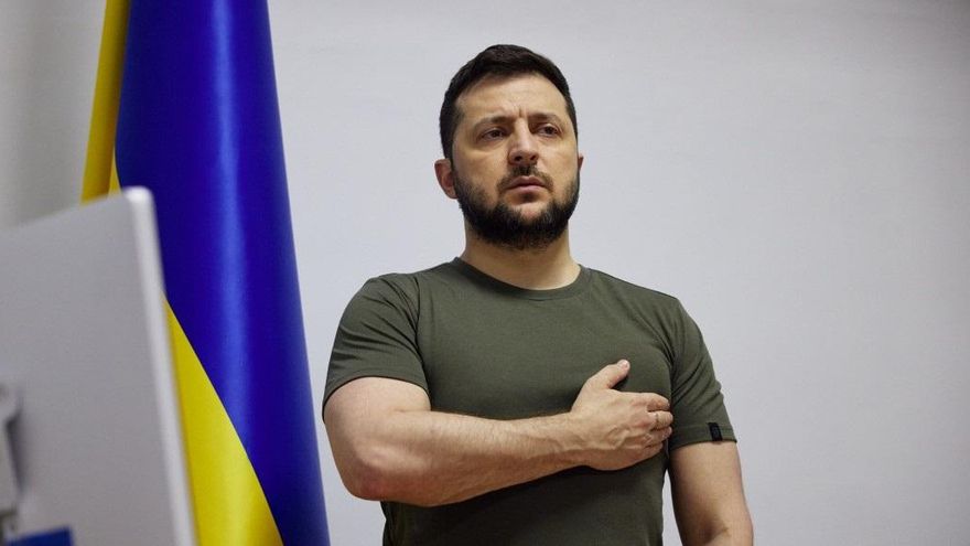 Volodimir Zelenski, presidente de Ucrania