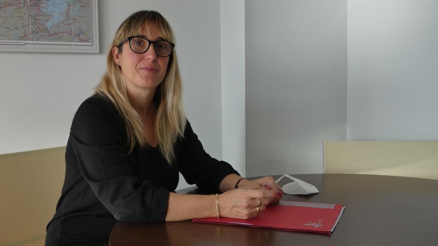 Eugenia Gómez de Diego, durante la entrevista con elDiario.es.