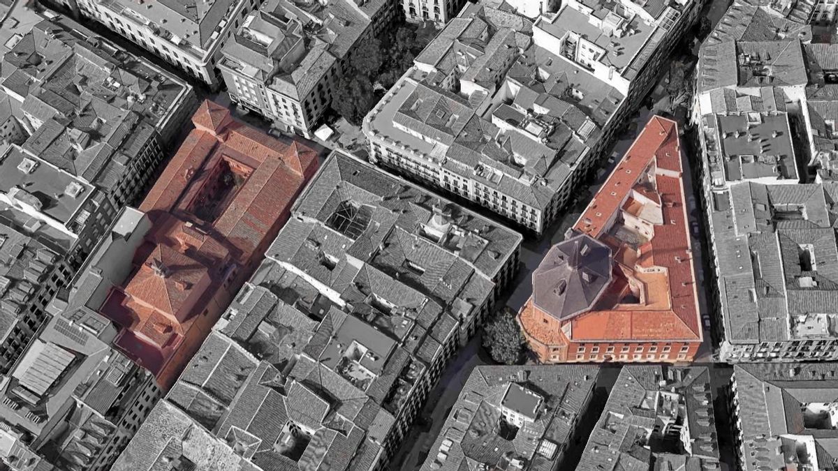 Varios edificios del centro de Madrid susceptibles de acogerse a las viviendas con tope de alquiler que propone el Plan Reside
