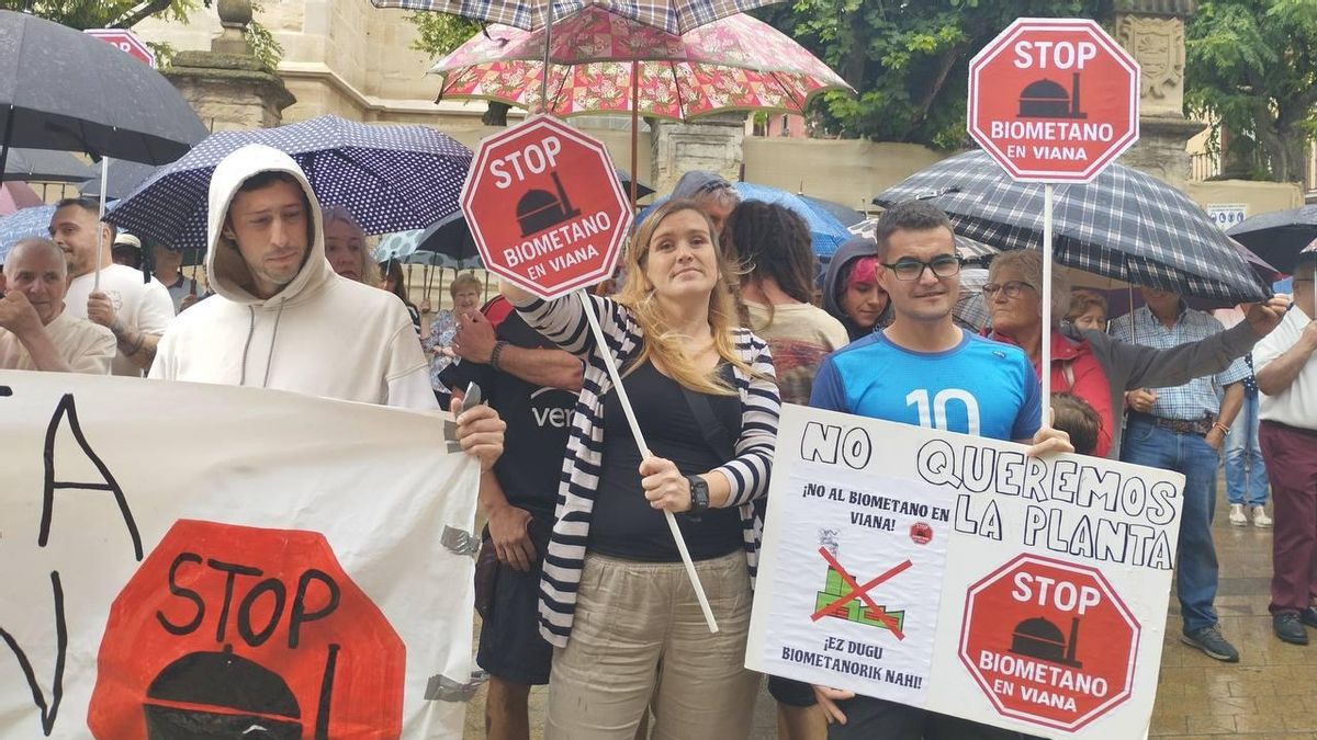 Los vecinos de la localidad navarra de Viana se movilizan para paralizar la apertura de una planta de Biogás