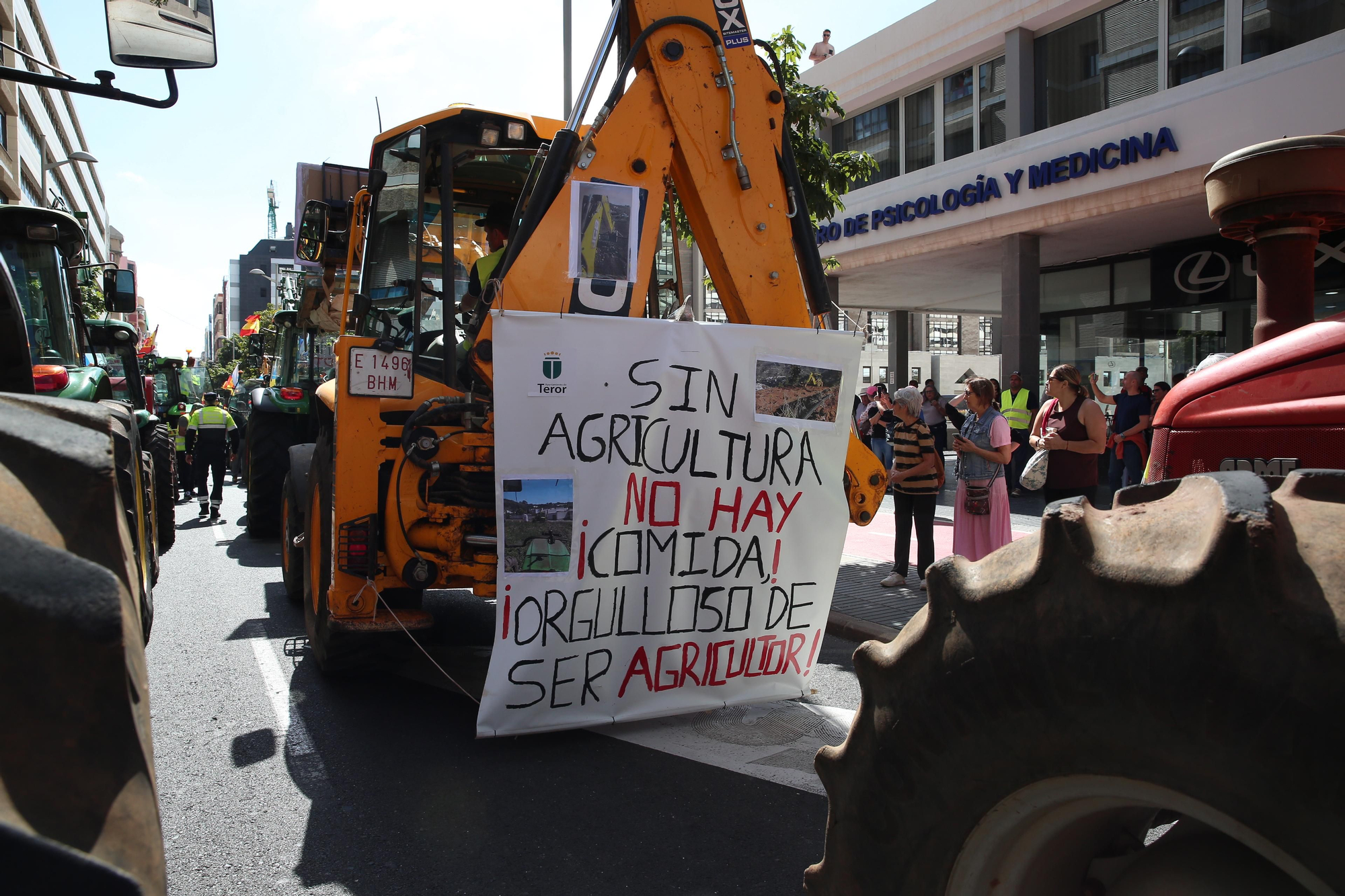 Así se vivió la protesta de agricultores y ganaderos en Gran Canaria