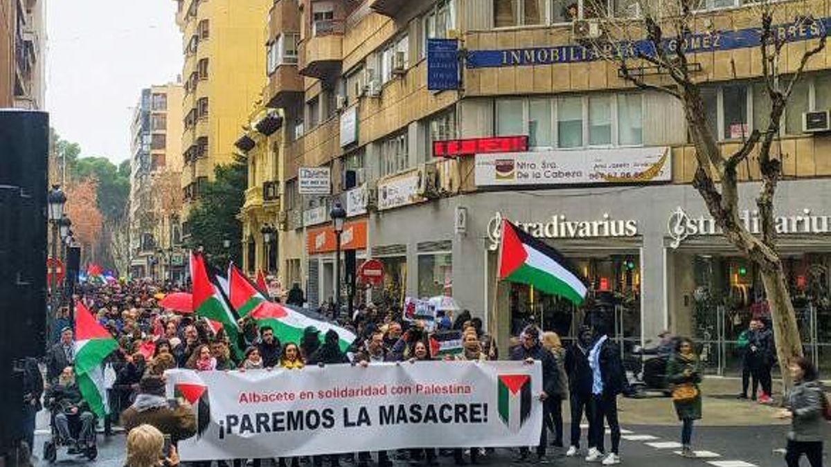 Manifestación en Albacete