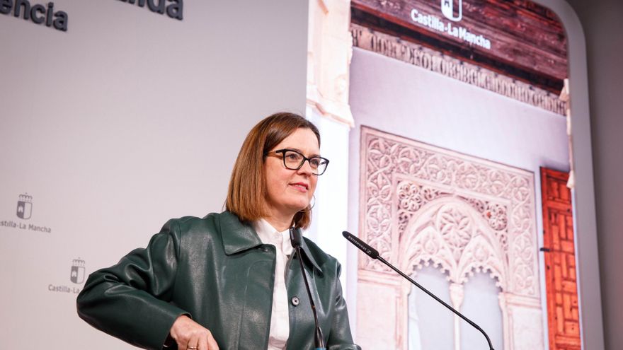 La portavoz del Gobierno de Castilla-La Mancha, Esther Padilla