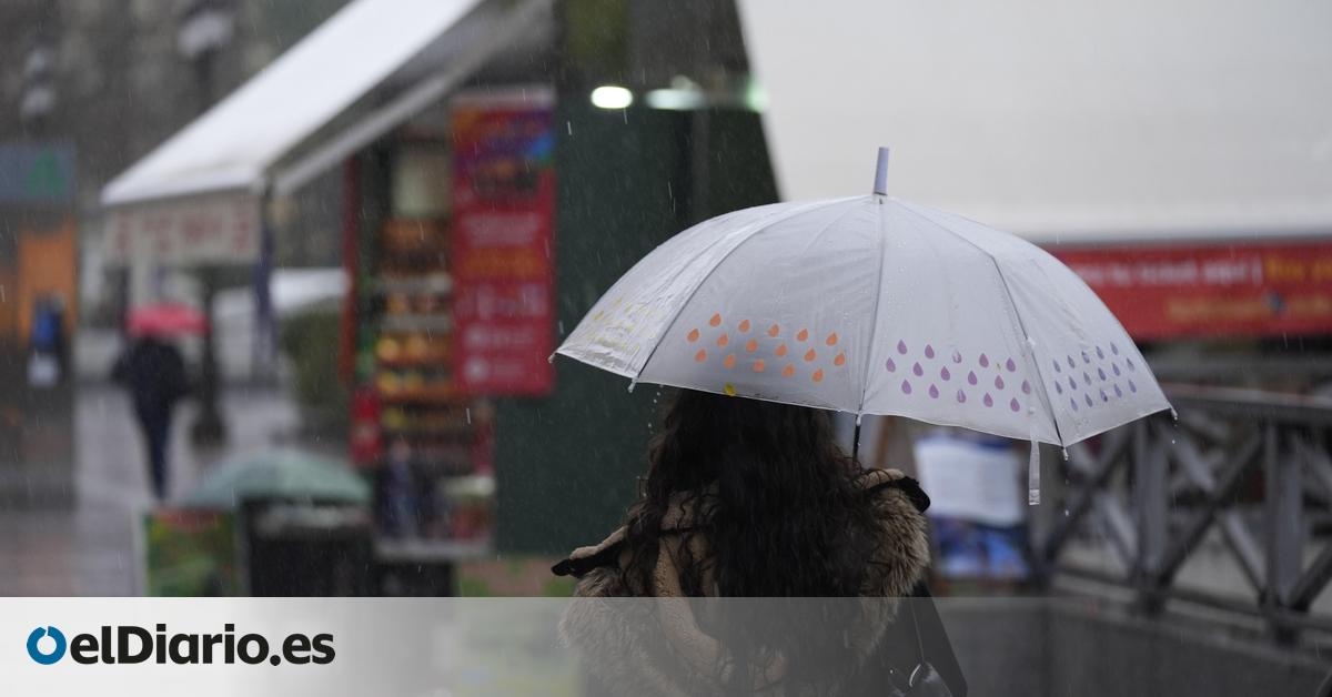 Las lluvias volverán el viernes y seguirán en algunas zonas durante el fin de semana