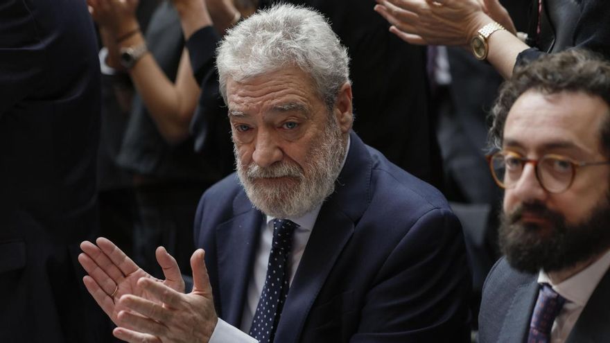 Miguel Ángel Rodríguez, director de gabinete de la presidenta madrileña, Isabel Díaz Ayuso, este martes en la Casa de Correos, sede del gobierno regional.