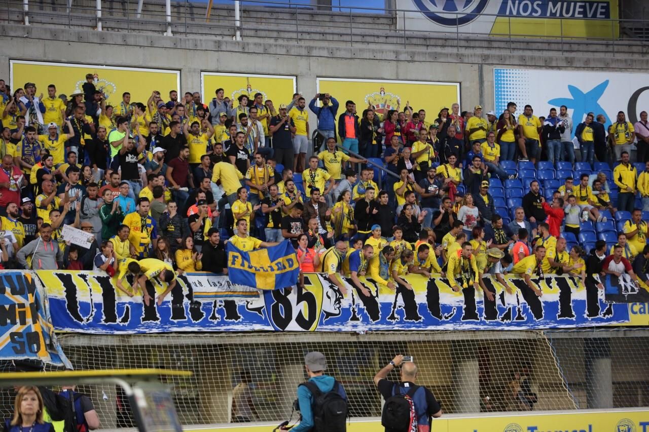 Partido entre la UD Las Palmas y FC Barcelona. Alejandro Ramos.