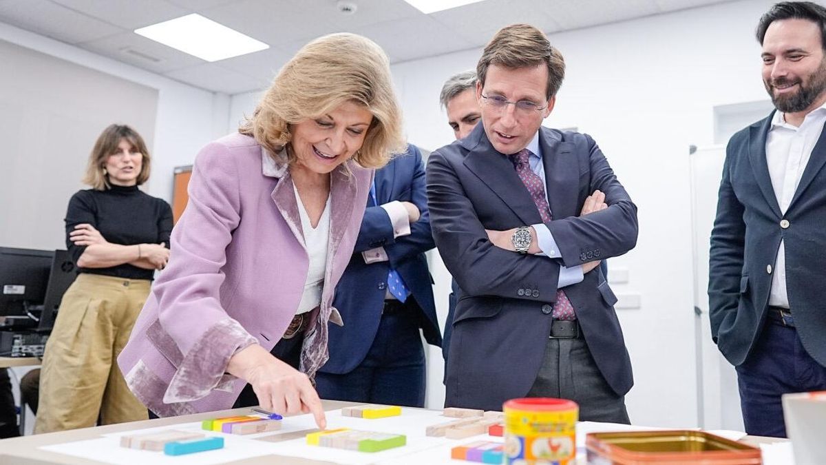 Engracia Hidalgo y Almeida, en un acto del Ayuntamiento de Madrid