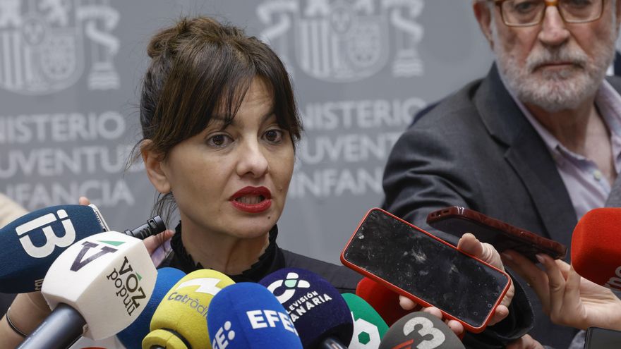 La ministra de Juventud e Infancia, Sira Rego, este jueves en Madrid. EFE/ Zipi Aragon