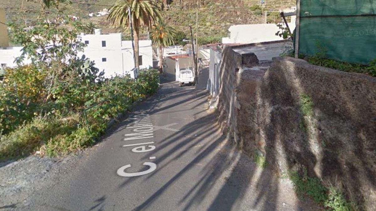 Calle El Molinito, municipio de San Sebastián de La Gomera.