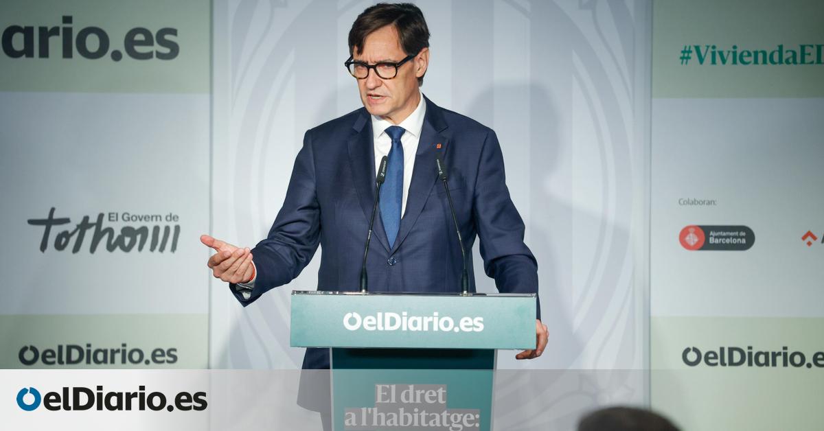 Salvador Illa sitúa la vivienda como el principal foco de desigualdad y receta “construir, construir y construir”