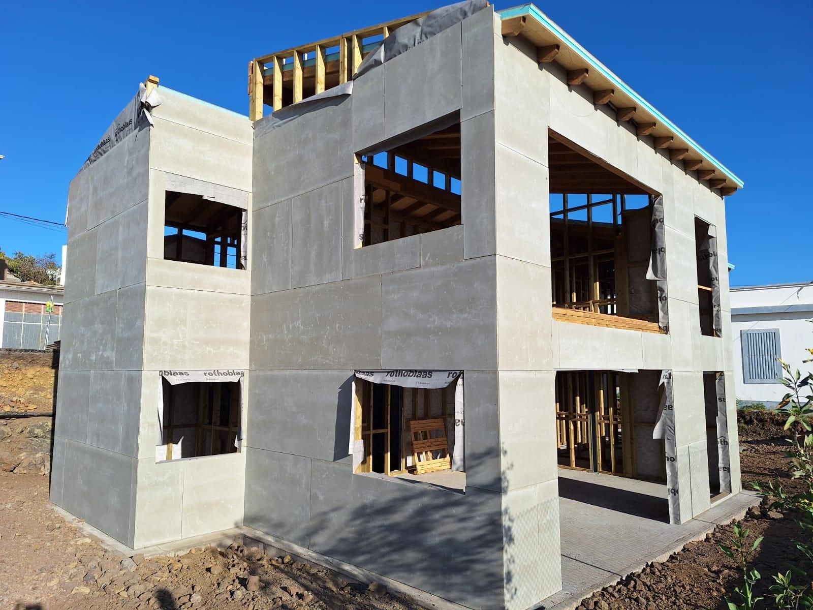 Una de las dos viviendas del proyecto “Mi casa: una vida en comunidad” en El Paso.