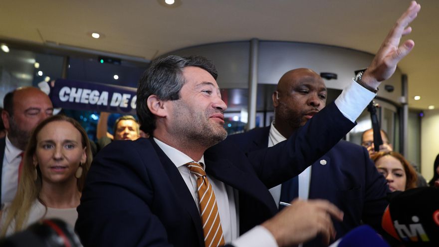 El líder del ultraderechista Chega da por terminado el bipartidismo en Portugal