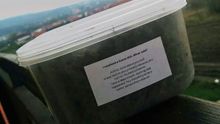 Mensaje en la etiqueta de los envíos de Shitexpress