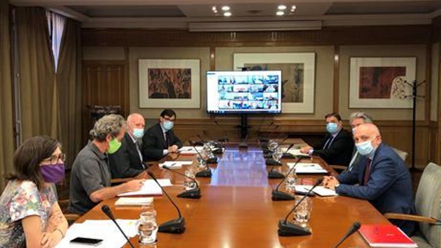 Un momento de la reunión