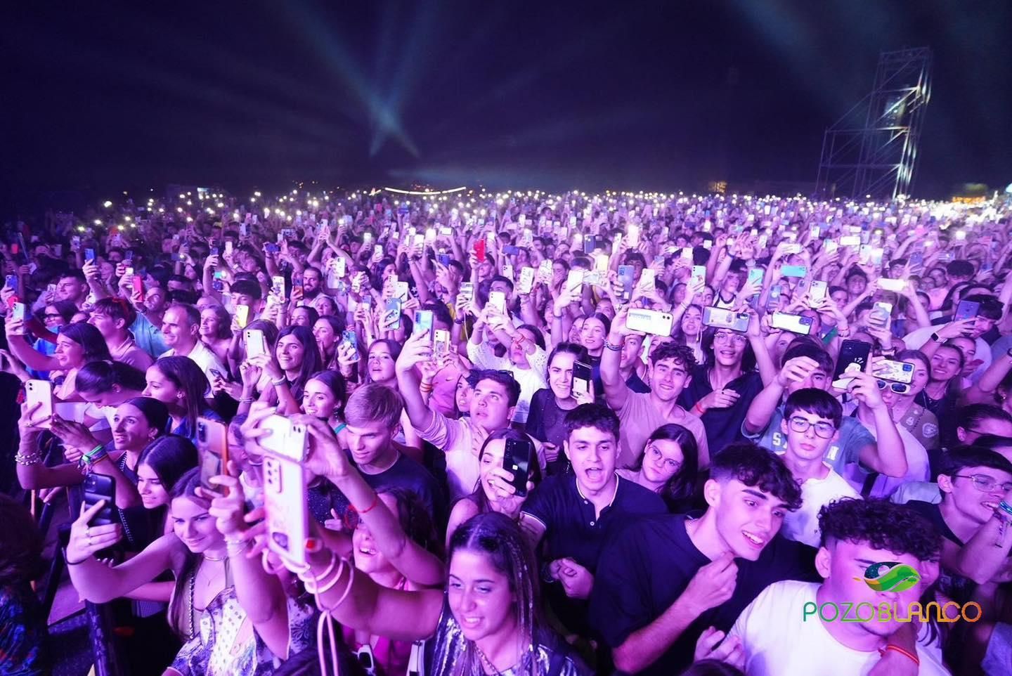 El concierto de Quevedo en Pozoblanco, en imágenes