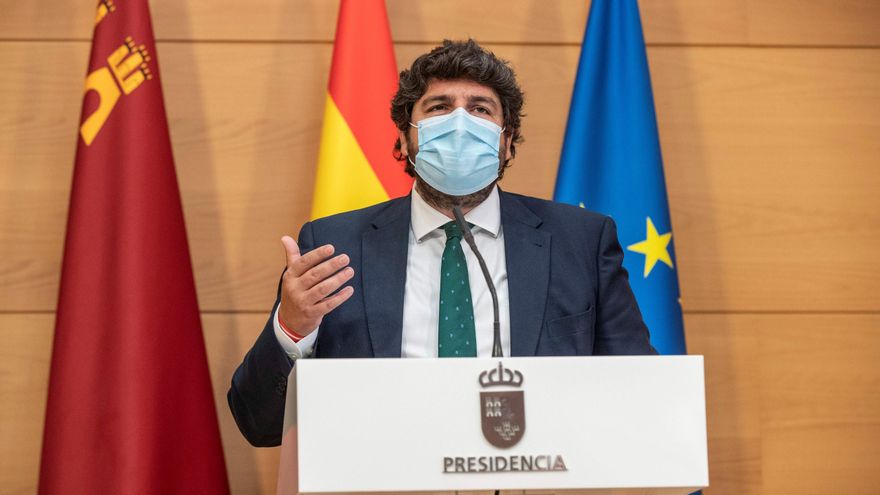 El presidente de la Comunidad de Murcia Fernando López Miras. EFE/Marcial Guillén/Archivo