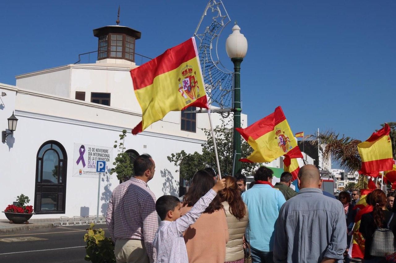 Concentración de Vox en Arrecife