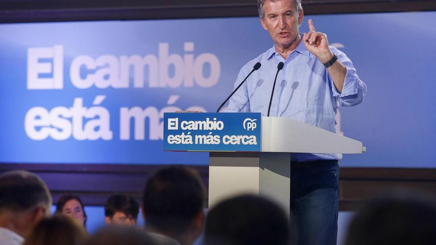 Feijóo acusa al Gobierno de "alterar el censo" con la 'ley de nietos': "Esta ingeniería social no tiene objetivos inocentes"