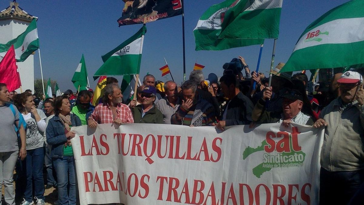 El Supremo libra de la pena de cárcel a Sánchez Gordillo por ocupar la finca militar 'Las Turquillas'