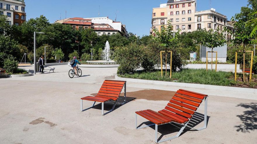 Recorrido foto a foto por la renovada plaza de Olavide