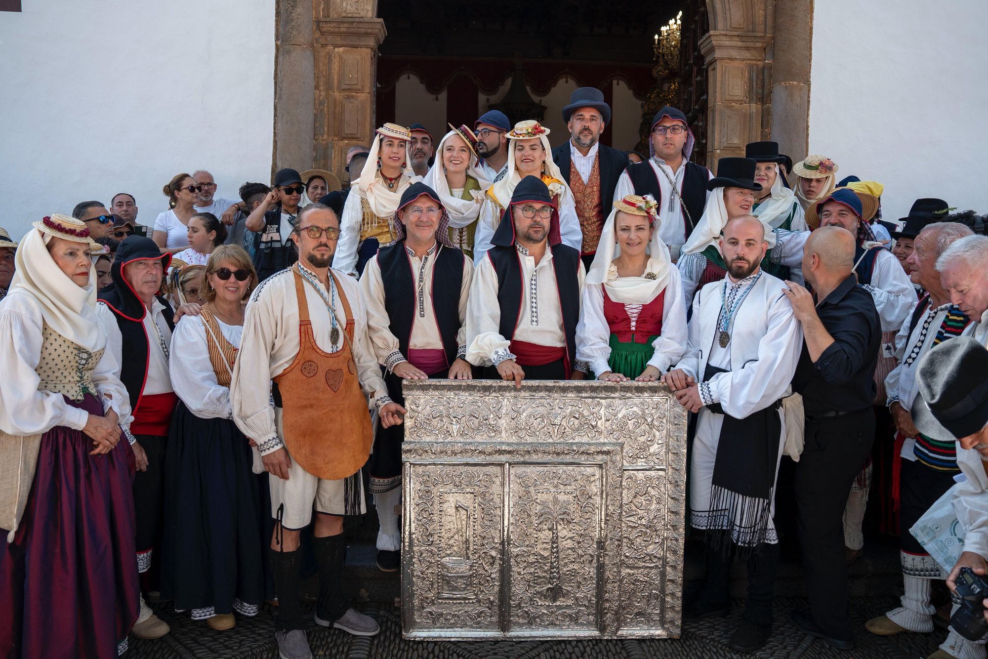 Romería de  la Bajada del Trono de las fiestas Lustrales  este domingo. AYUNTAMIENTO DE SANTA CRUZ DE LA PALMA