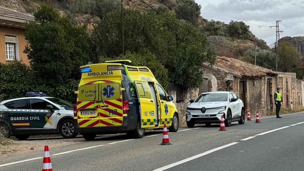 Rescate de una senderista herida en Viguera