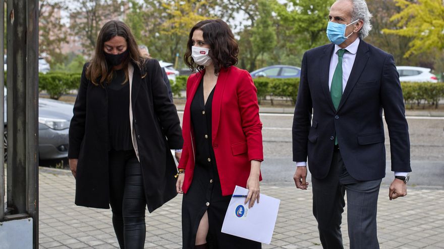 Ayuso rechaza aplicar un cordón sanitario a Vox: "Gabilondo habla de centralidad pero excluye a partidos políticos"