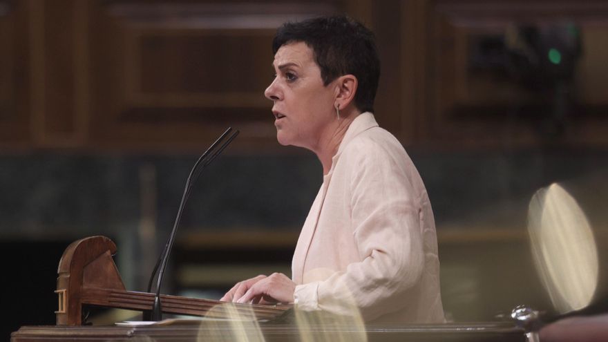 Archivo - La portavoz de EH Bildu en el Congreso, Mertxe Aizpurua.