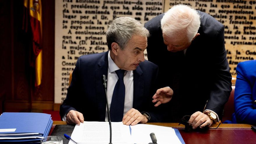 El expresidente del Gobierno José Luis Rodríguez Zapatero comparece ante la Comisión de Investigación sobre el ‘caso Koldo’, en el Senado, a 2 de marzo de 2026