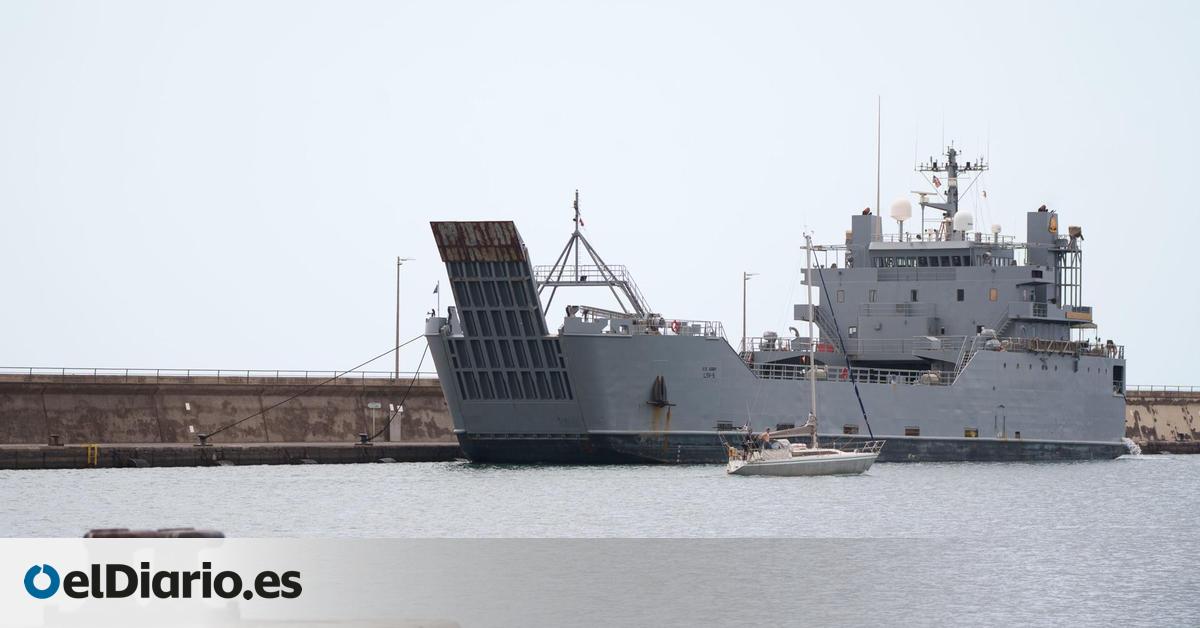 Podemos alerta de la llegada a Canarias de un buque militar estadounidense capaz de transportar 15 tanques de guerra
