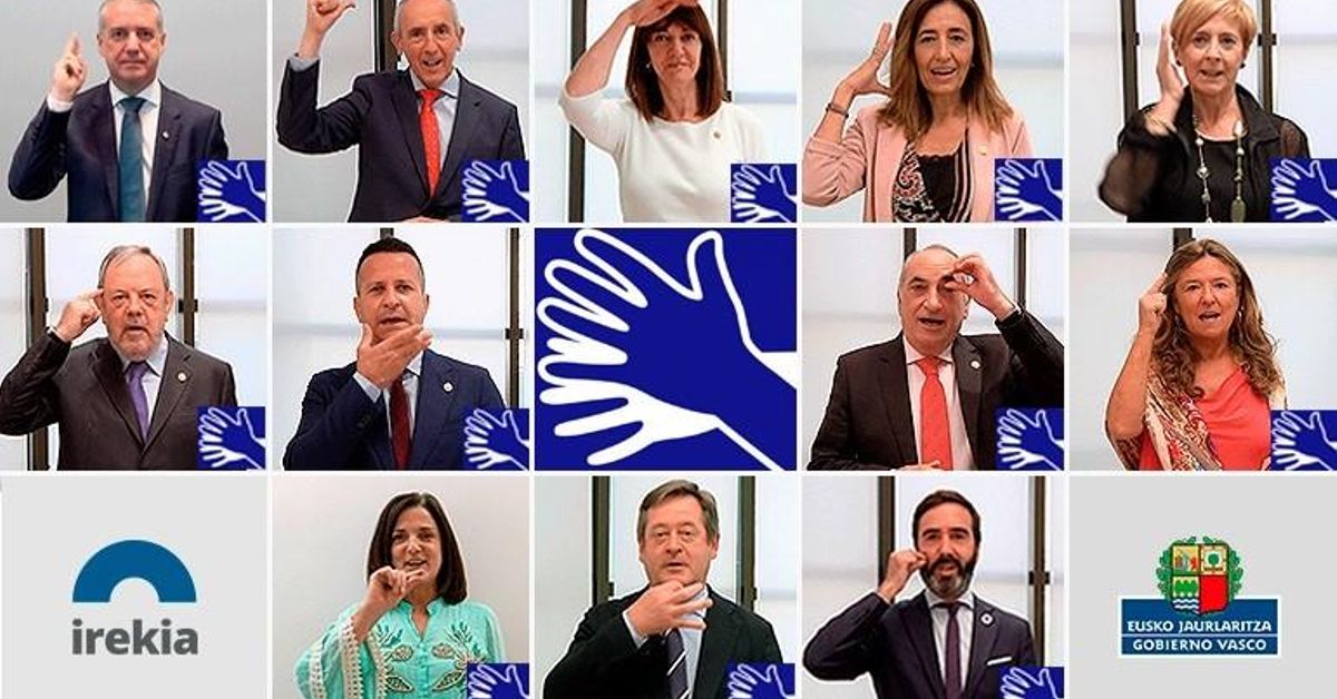 La comunidad sorda de Euskadi asigna al lehendakari y a La comunidad sorda de Euskadi asigna al lehendakari y a