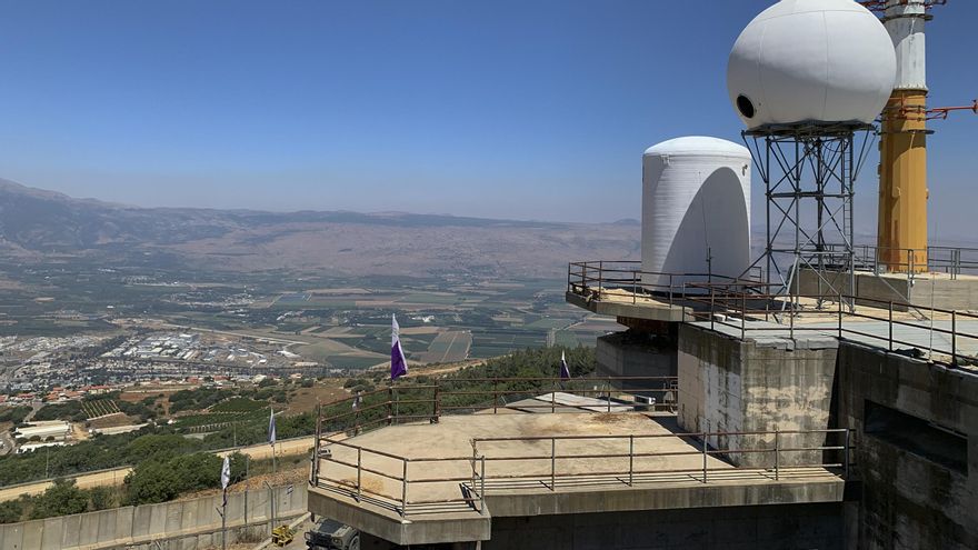 Imagen de la frontera entre Líbano e Israel