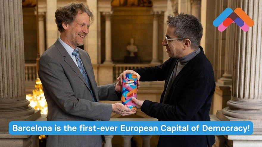 Barcelona, escogida capital europea de la democracia 2023-2024