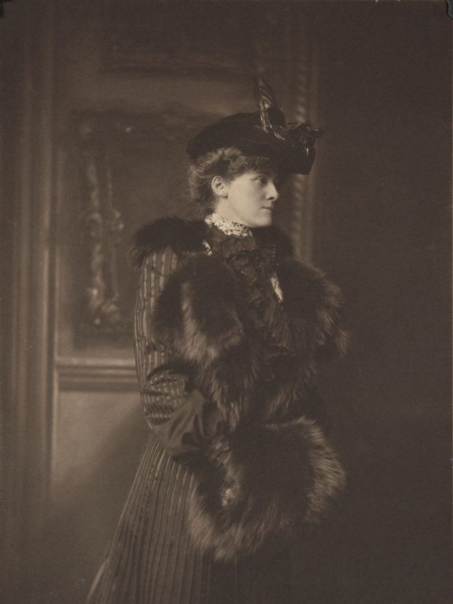 Fotografía de Edith Wharton tomada en el año 1907.