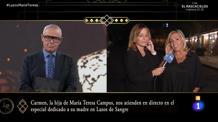 Carmen Borrego conectó con 'Lazos de Sangre' y anunció un "gran homenaje a María Teresa Campos" en TVE