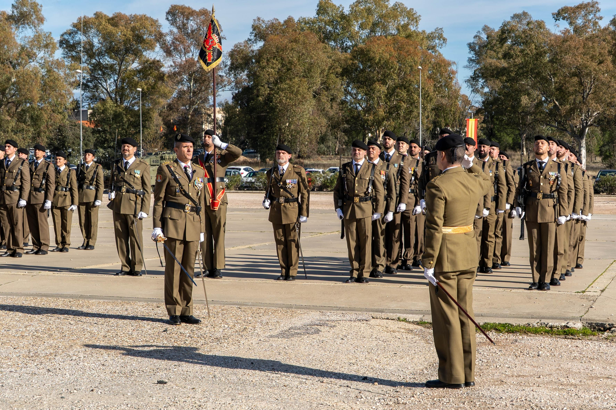 La Brigada Guzmán el Bueno X celebra en Cerro Muriano el día de la Inmaculada con una parada militar