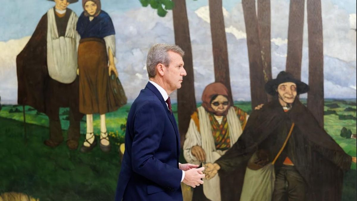 Rueda usa al nacionalista y republicano Castelao en un discurso de fin de año en que vuelve a prometer previsibilidad