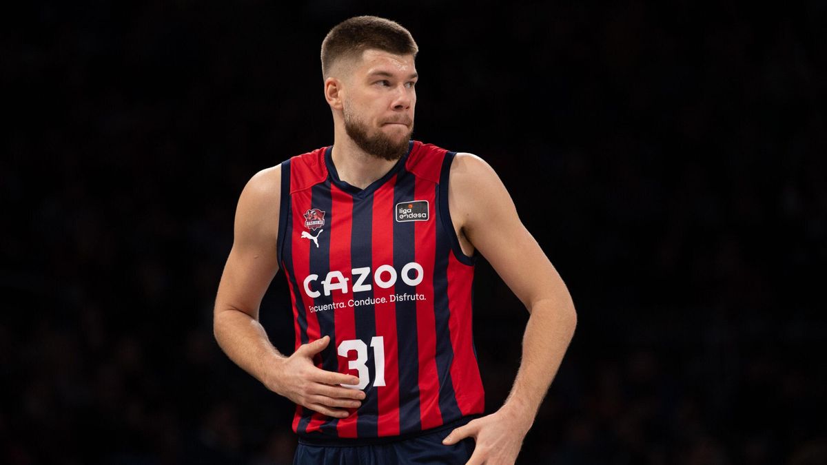 Rokas Giedraitis en su etapa en Baskonia