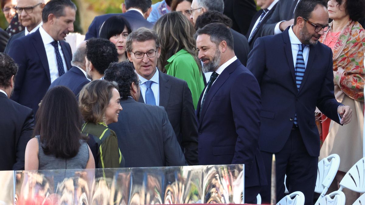 Feijóo y Abascal, en una imagen de archivo.