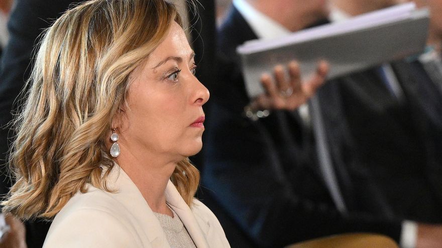 La primera ministra italiana, Giorgia Meloni. (Italia, Roma) EFE/EPA/ETTORE FERRARI