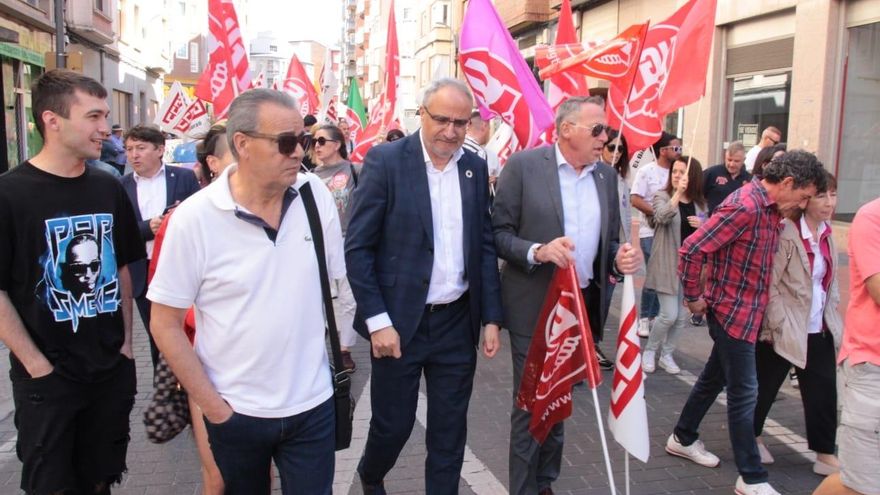 Manifestacion del 1 de mayo en Ponferrada.