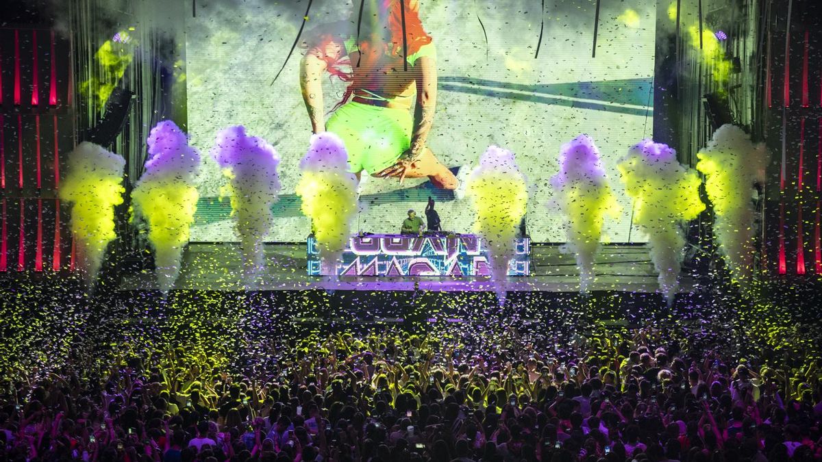 Imagen de archivo de las carpas de Espacio City