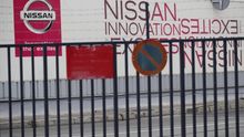 Vista de la entrada de la planta de Nissan.