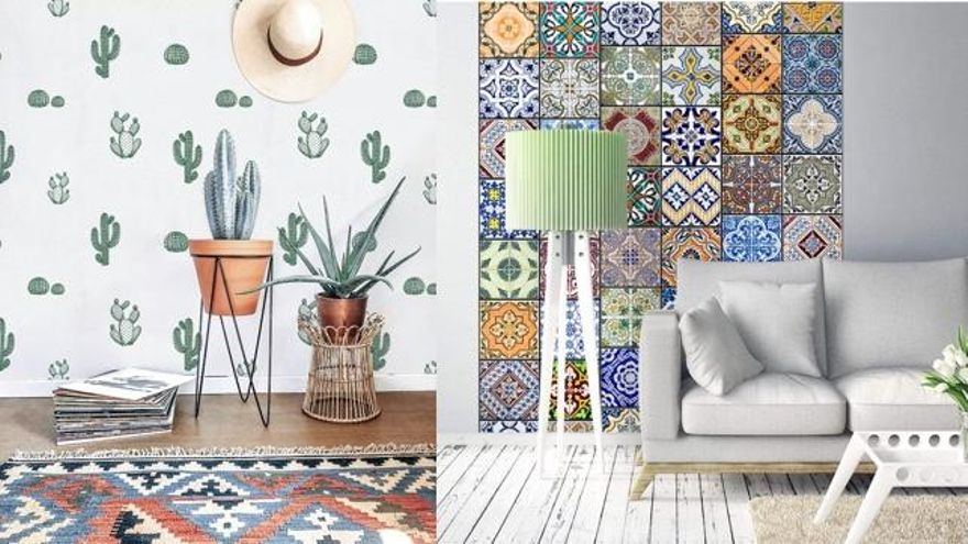 Papel pintado para renovar tus paredes: 5 modelos que te alegrarán el verano