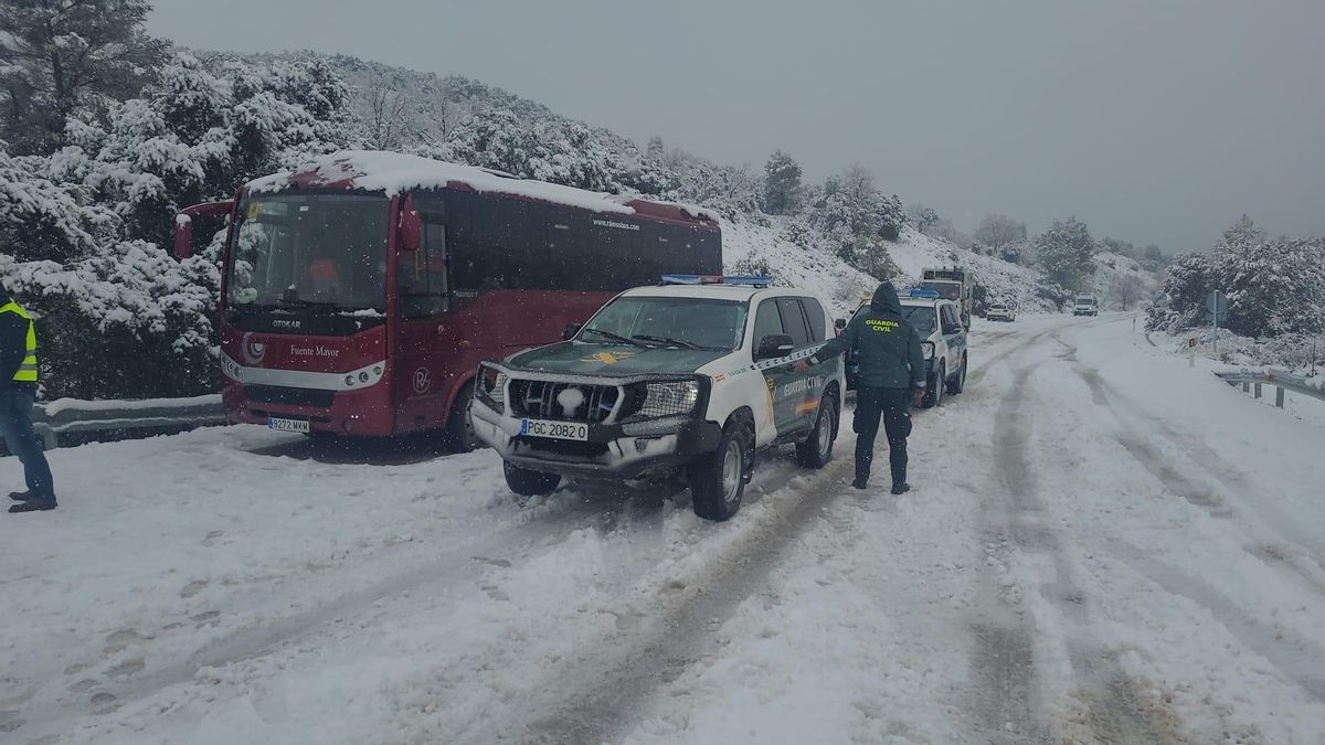 El temporal afecta a 18 rutas escolares en Castilla-La Mancha