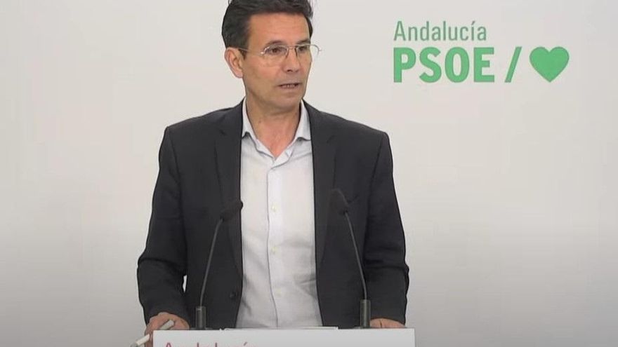 El portavoz del PSOE-A, Francisco Cuenca (Fotografía de archivo)