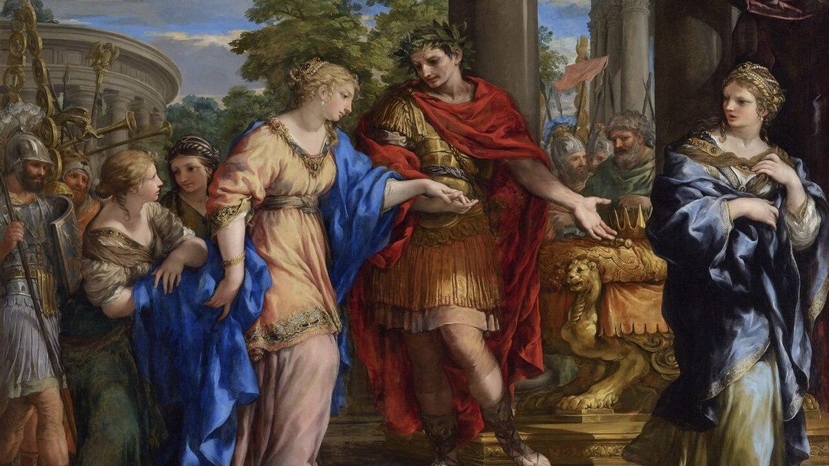 Obra 'César entregando a Cleopatra el trono de Egipto', de Pietro da Cortona